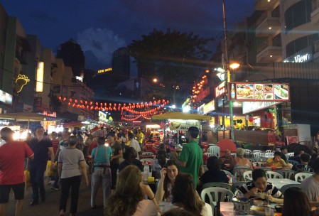 Jalan Alor, which one local described to me as "food heaven".