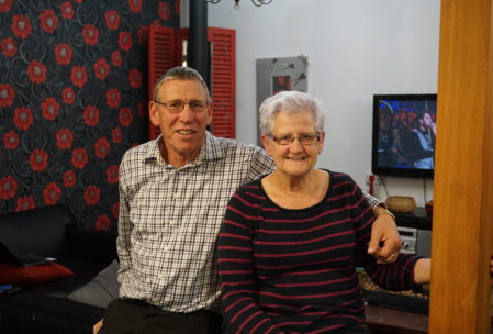 Bruce and Jeanette. They built their home themselves and are the most lovely people.