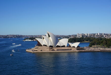 you can climb up and walk across the Sydney Harbour Bridge for free, which is a long way but gives you some great views